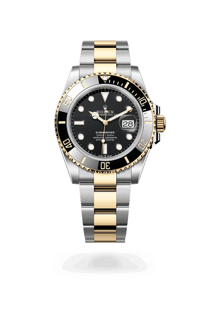 Rolex submariner in Yellow Rolesor - combination of Oystersteel and yellow gold, M126613LN-0002* - Watches of Switzerland